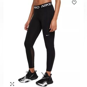 Nike logo band leggings xs